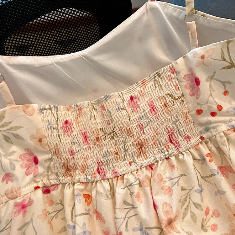 Short sleeveless vest France style sling tops for women