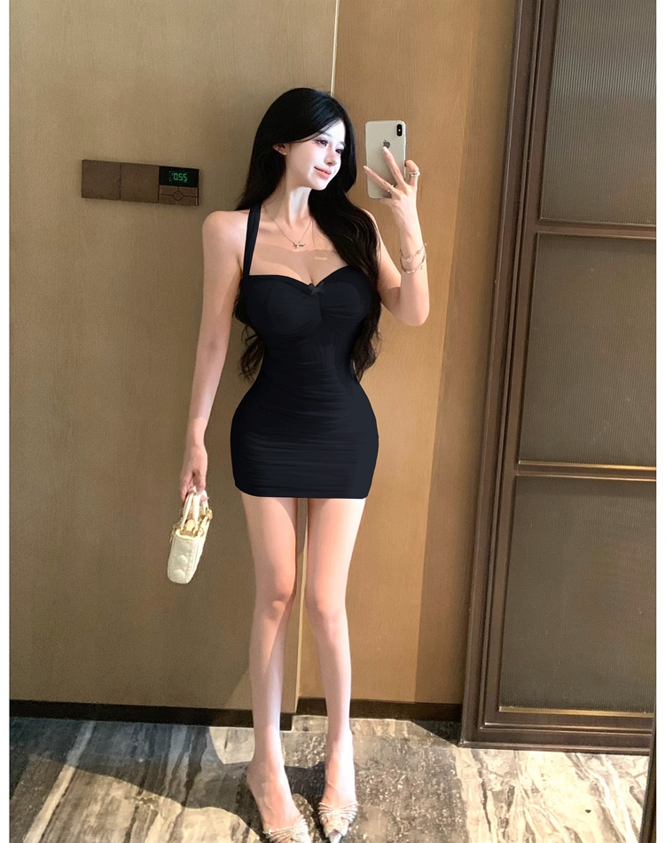 France style sexy halter spicegirl enticement summer dress