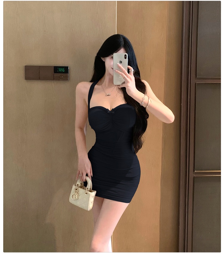 France style sexy halter spicegirl enticement summer dress