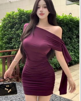 Summer package hip T-back spicegirl dress for women