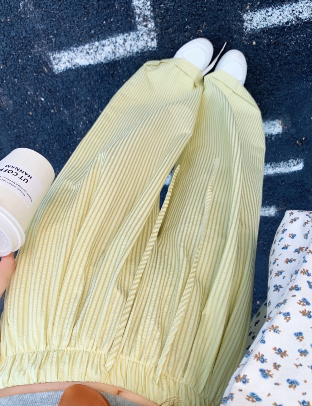 Drape loose long pants lazy casual pants for women