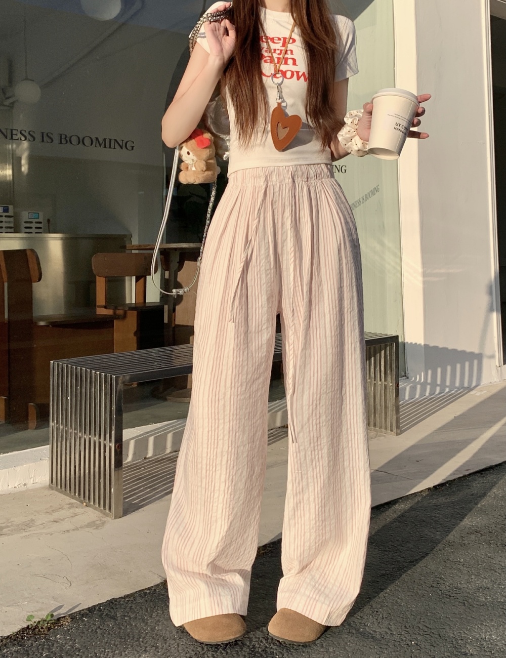 Korean style long pants wide leg pants