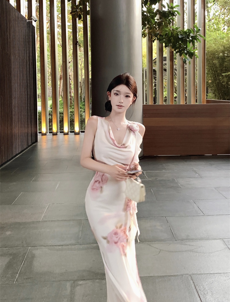 Sexy summer dress slim jade