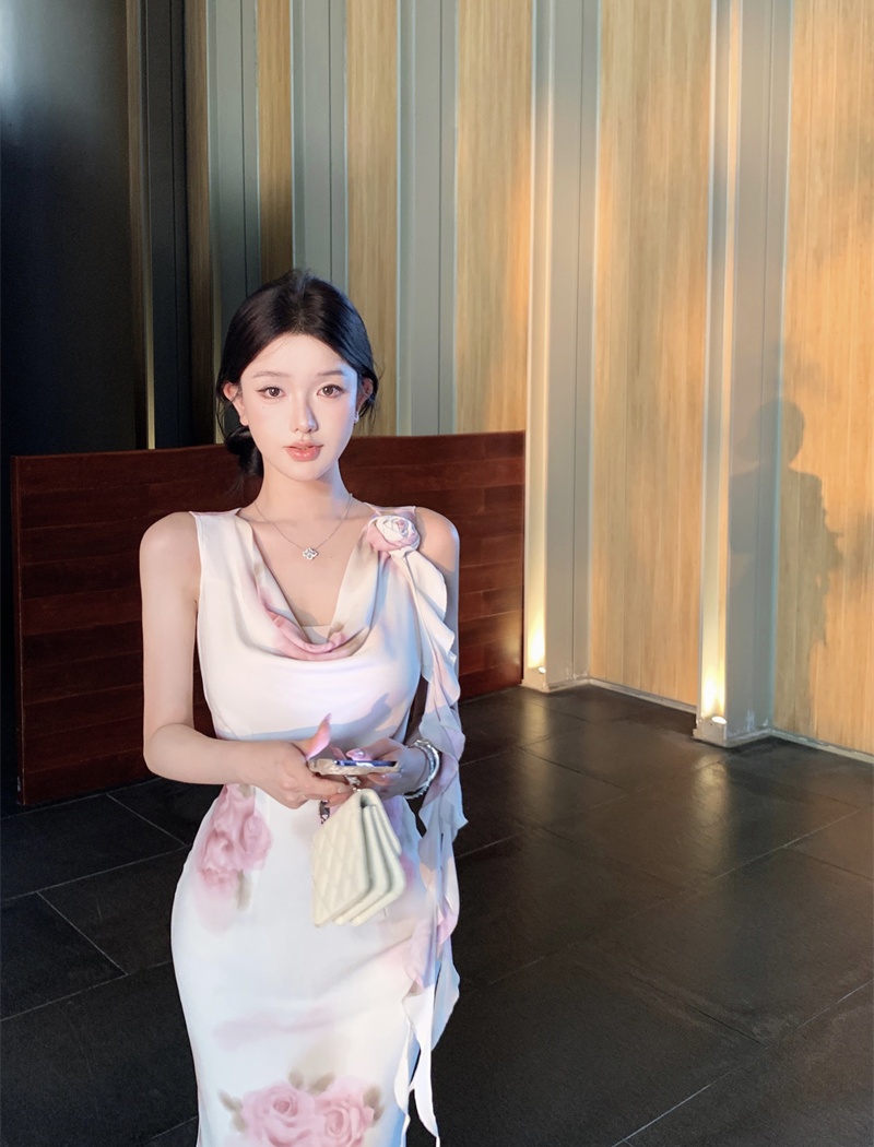 Sexy summer dress slim jade