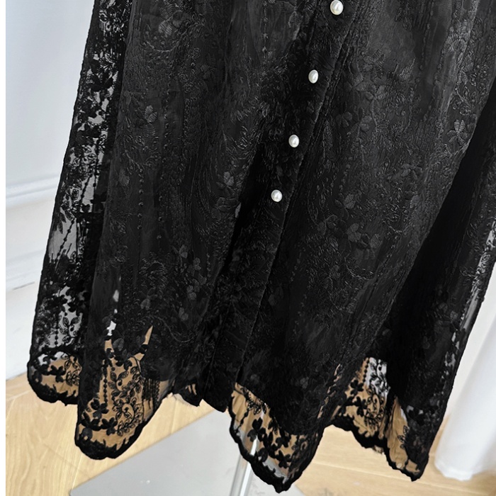 France style multicolor summer temperament dress