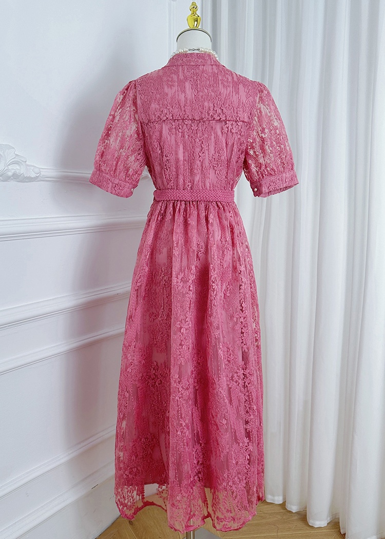 France style multicolor summer temperament dress