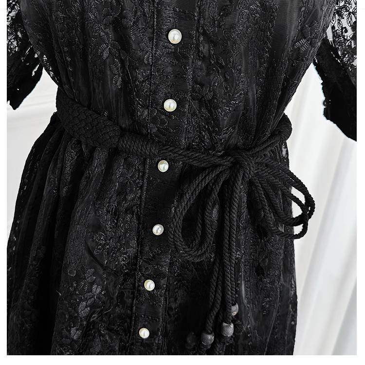 France style multicolor summer temperament dress