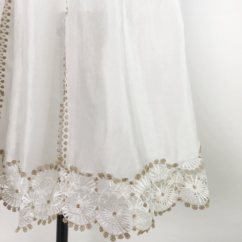 Lapel fashion elegant shirt embroidery show young skirt a set