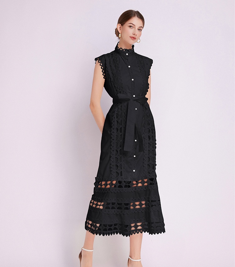 A-line lace summer France style dress for women