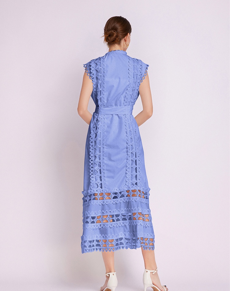 A-line lace summer France style dress for women