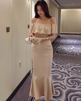 Temperament slim dress mermaid sexy long dress