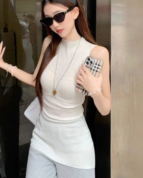 Knitted Korean style vest summer tops for women