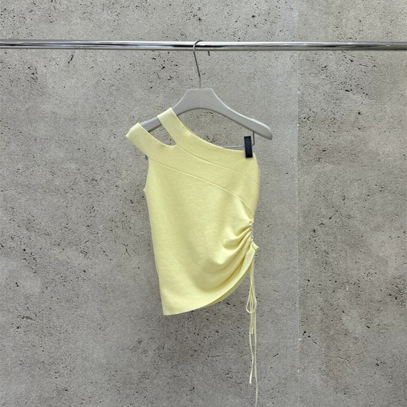 Knitted frenum tops summer Korean style vest for women