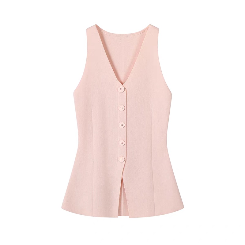 Wears outside vest knitted tops for women
