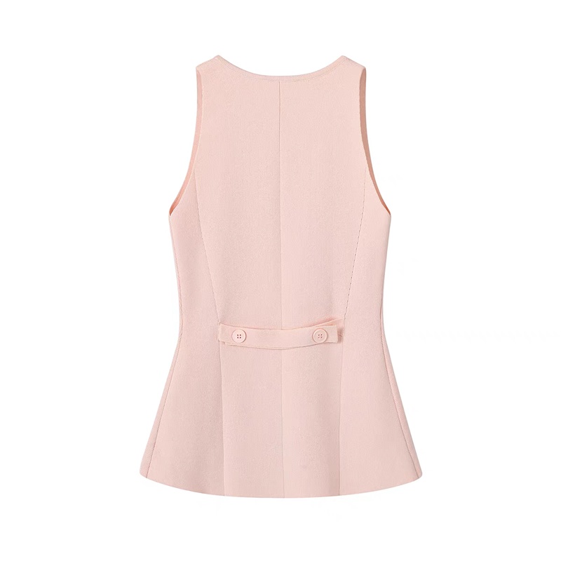 Wears outside vest knitted tops for women