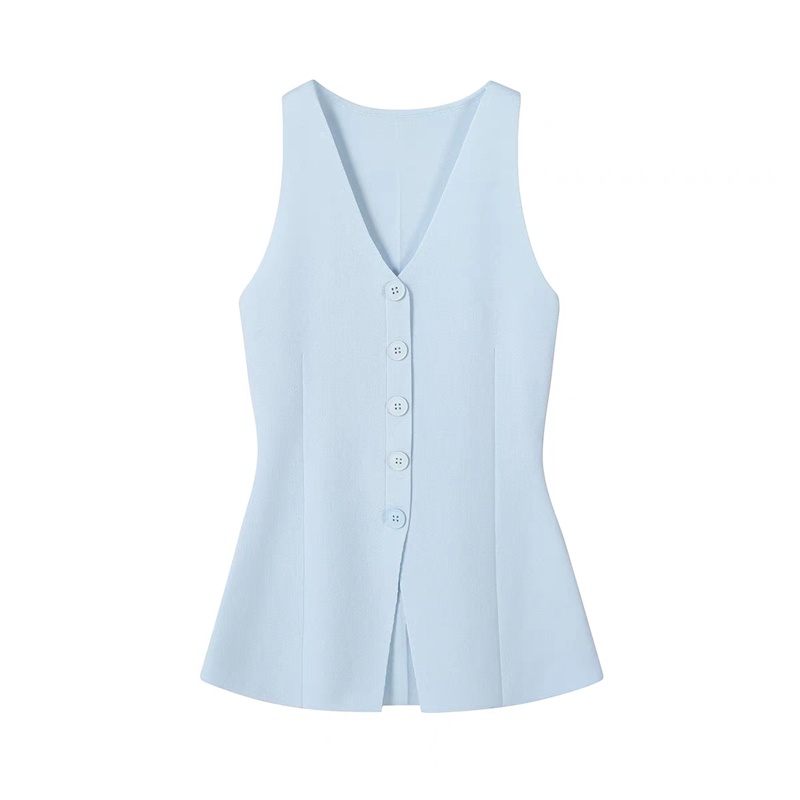 Wears outside vest knitted tops for women
