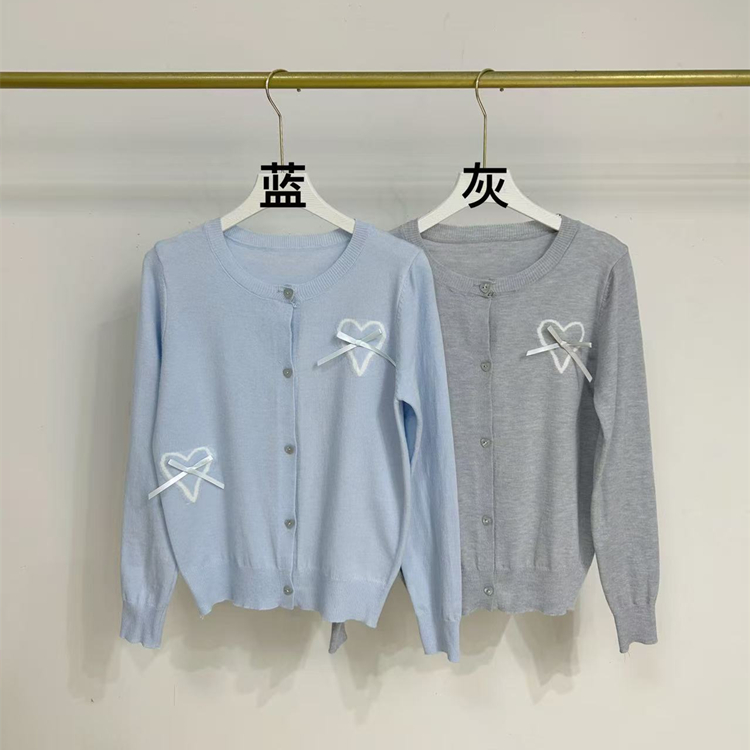 Thin tender knitted cardigan summer sunscreen coat for women