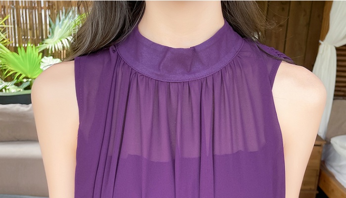 Irregular fashion dress summer slim long dress