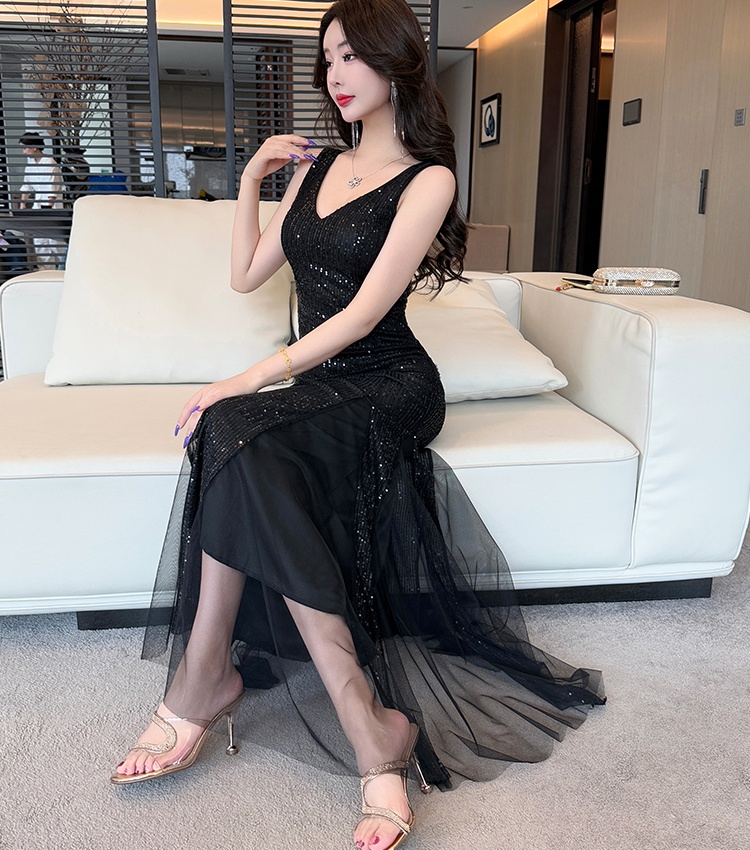 Mermaid long dress evening dress for women