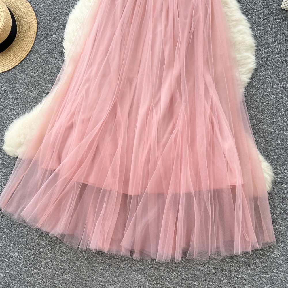 Lace long dress France style dress for women