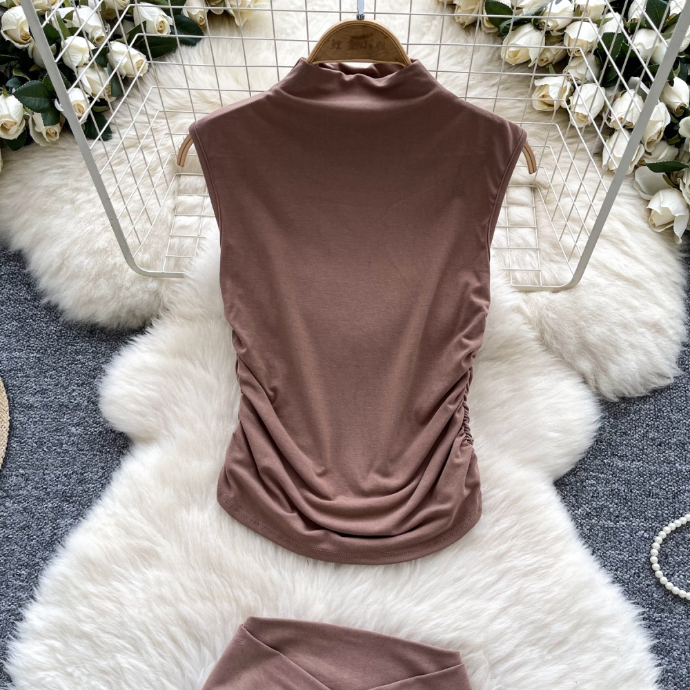 Both sides of bandage tops T-shirt a set for women