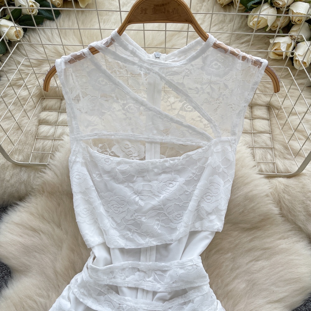 Perspective jumpsuit package hip pants for women