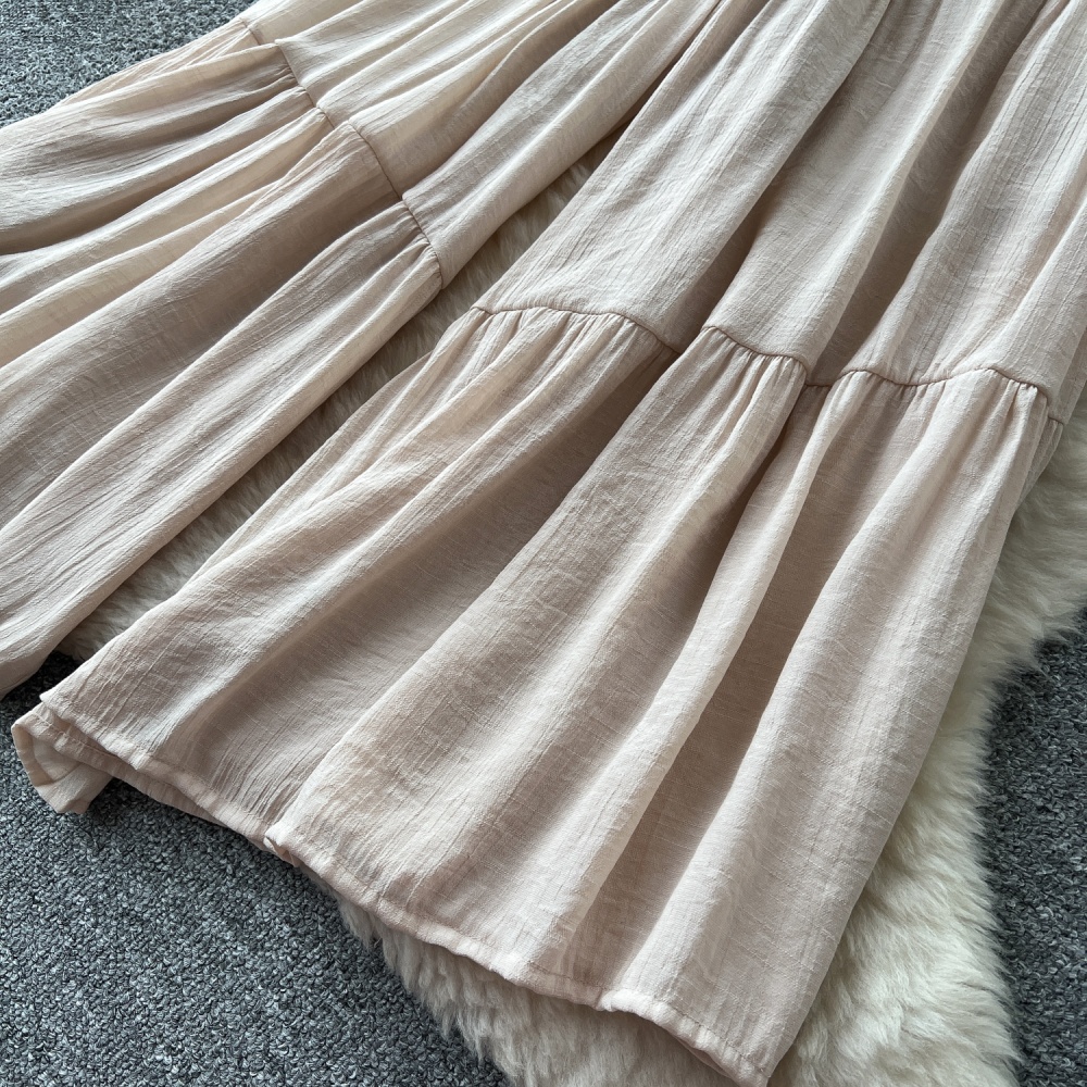 High waist loose culottes all-match chiffon casual pants
