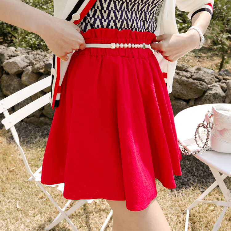 A-line fashion slim skirt summer anti emptied shorts