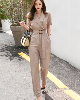 Temperament summer business suit frenum jumpsuit