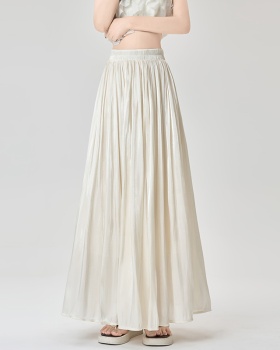 Slim big skirt long skirt drape A-line skirt for women