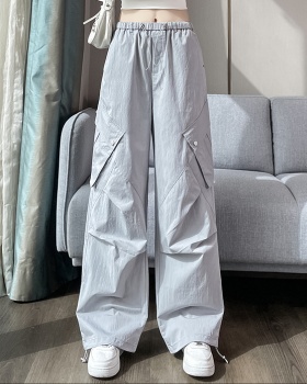 Summer work pants wide leg pants for women