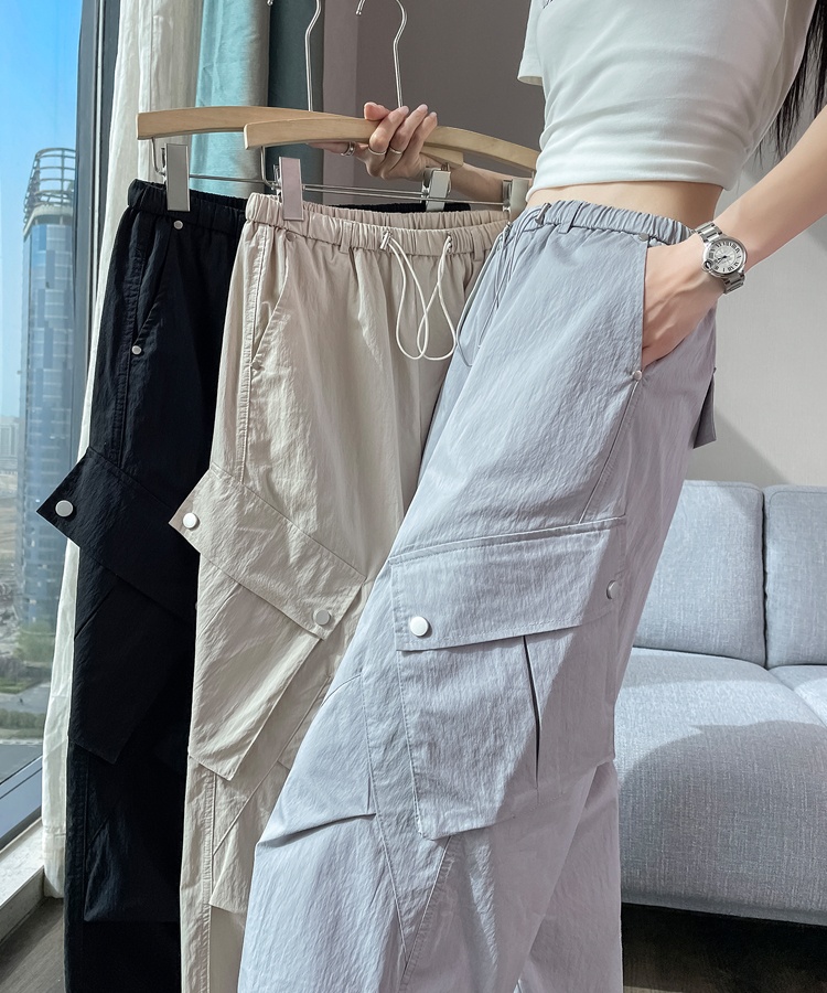 Summer work pants wide leg pants for women