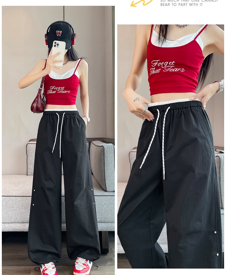 Straight pants casual pants work clothing for women