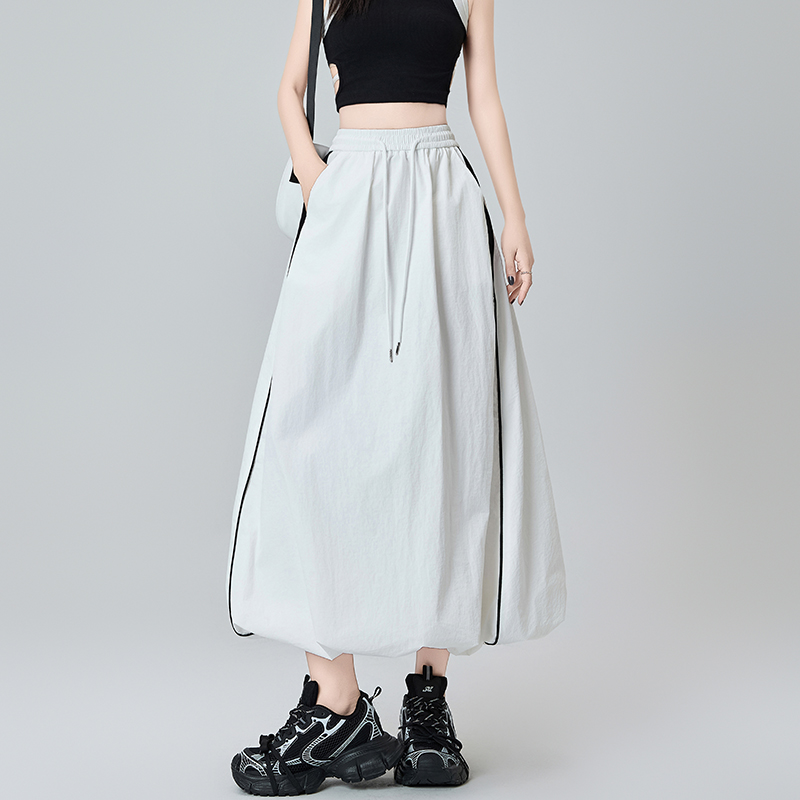Thick and disorderly work clothing skirt for women