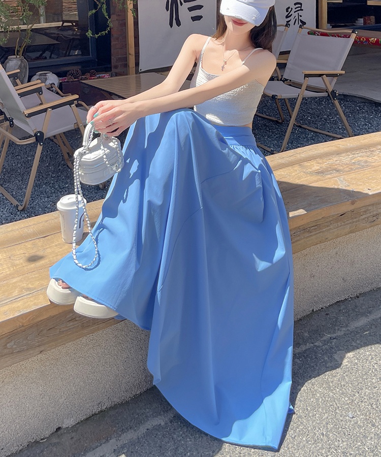 Long big skirt skirt summer long skirt for women