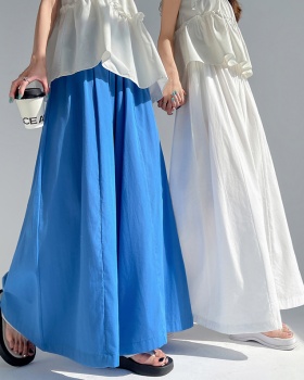 High waist pants lazy wide leg pants for women