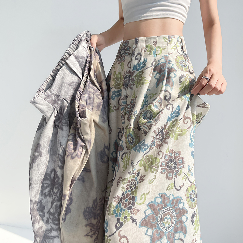 High waist suit pants wide leg pants for women