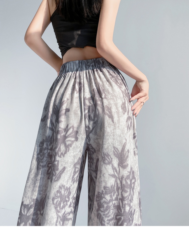 High waist suit pants wide leg pants for women