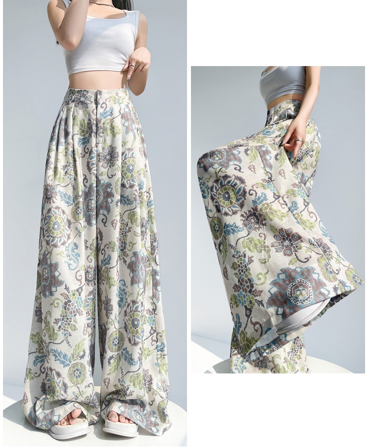 High waist suit pants wide leg pants for women