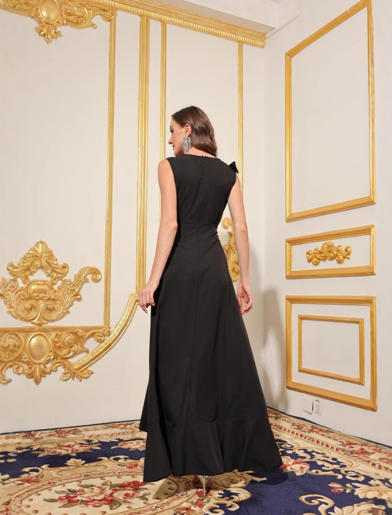 European style pinched waist summer dress