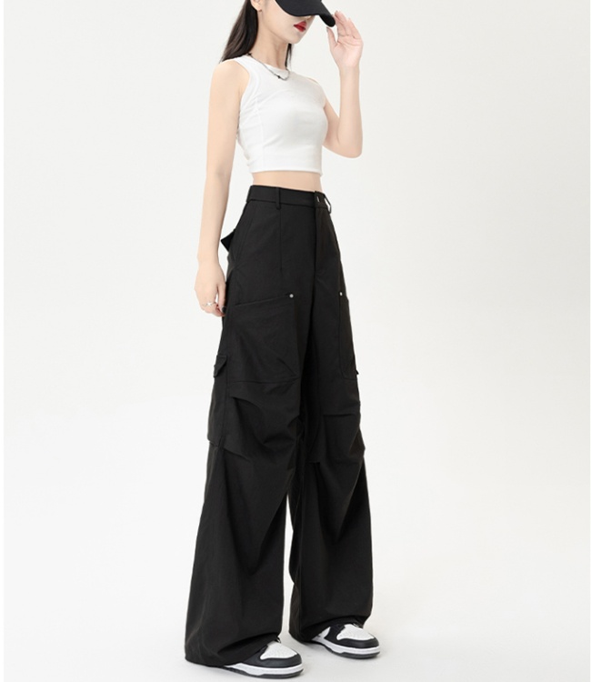 Rivets Casual work clothing straight fashion long pants