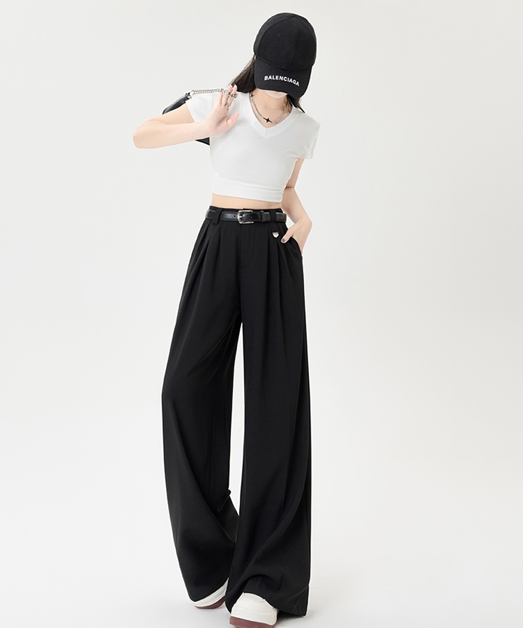 All-match Casual suit pants slim long pants for women