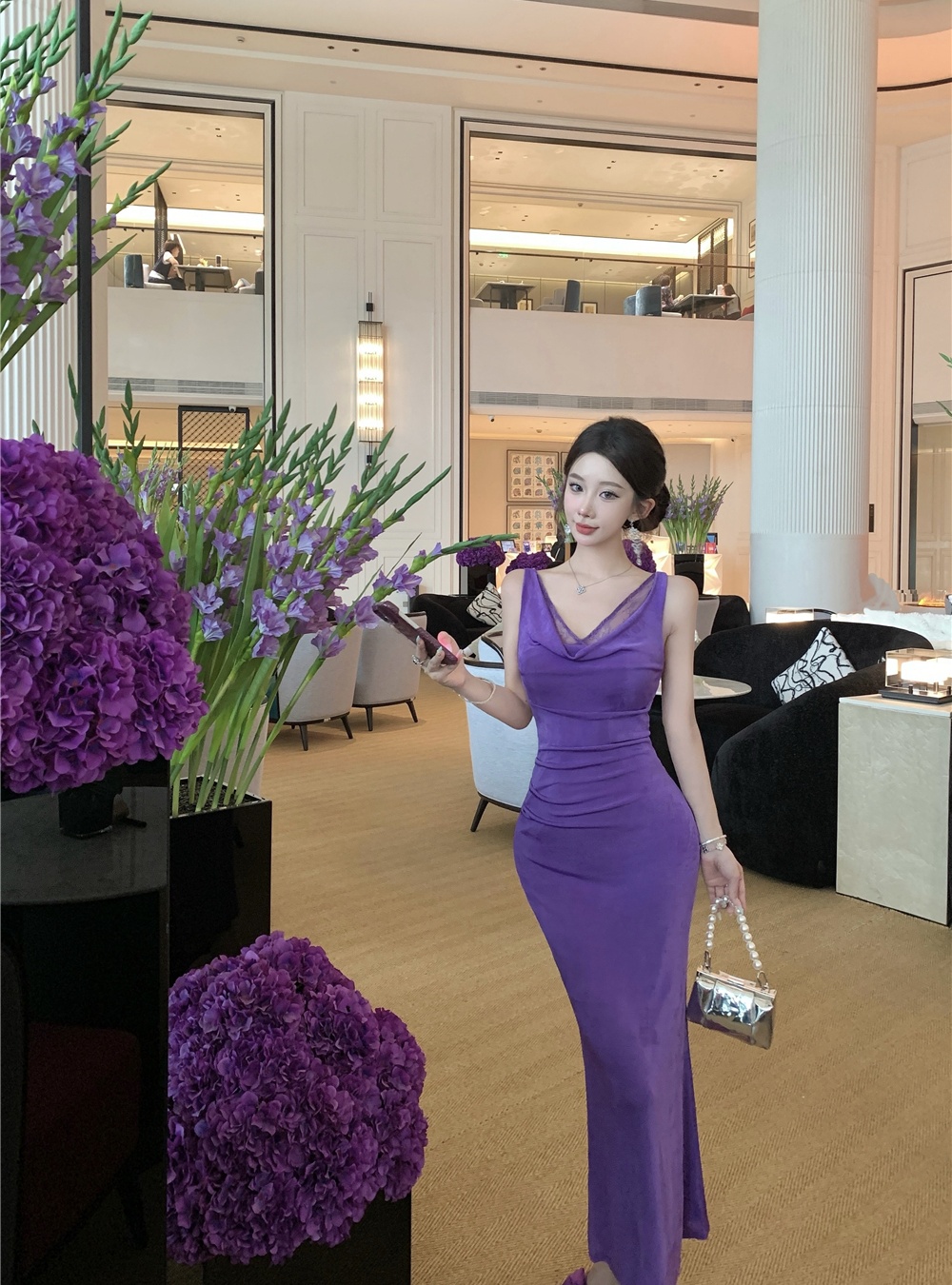 Package hip dress enticement long dress for women