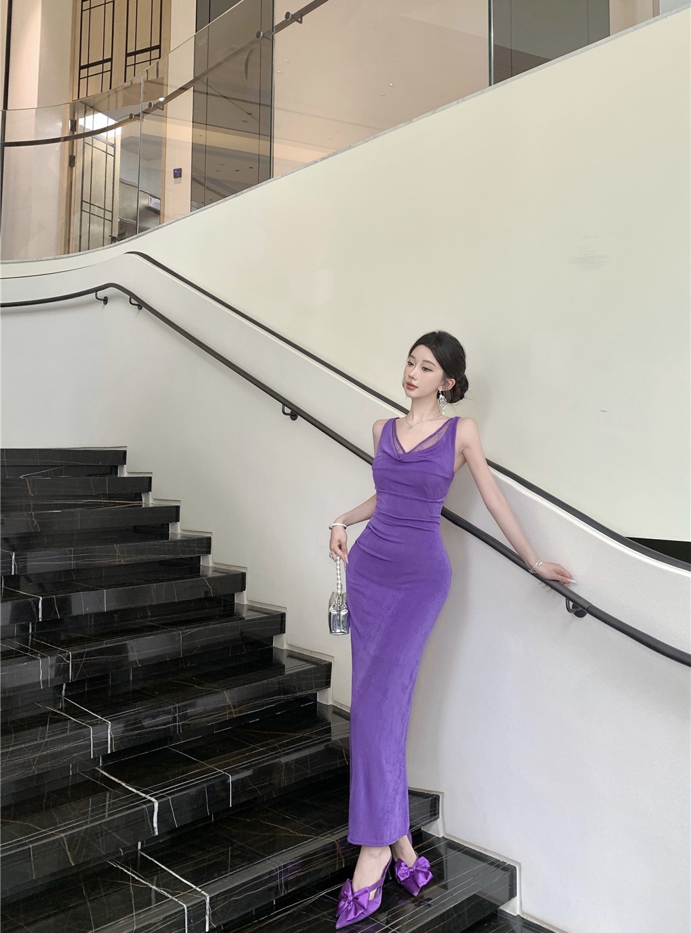 Package hip dress enticement long dress for women