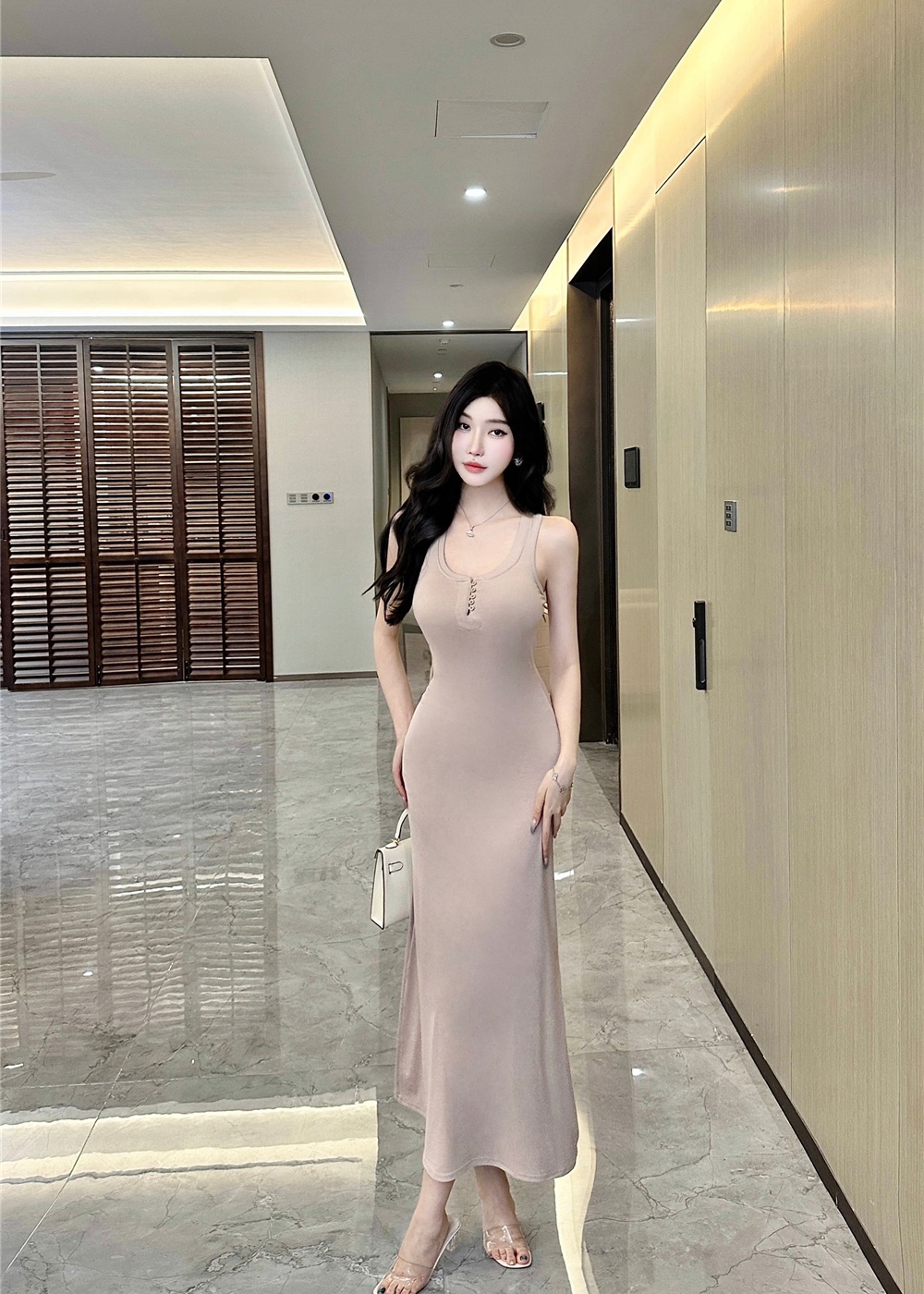 Spicegirl vest elasticity dress for women