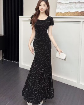 European style package hip niche sexy dress