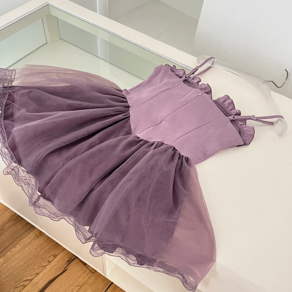 Pinched waist enticement slim summer dress