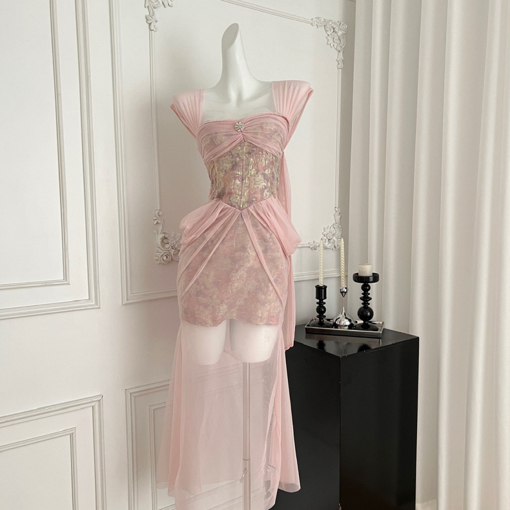Package hip maiden dress slim long dress