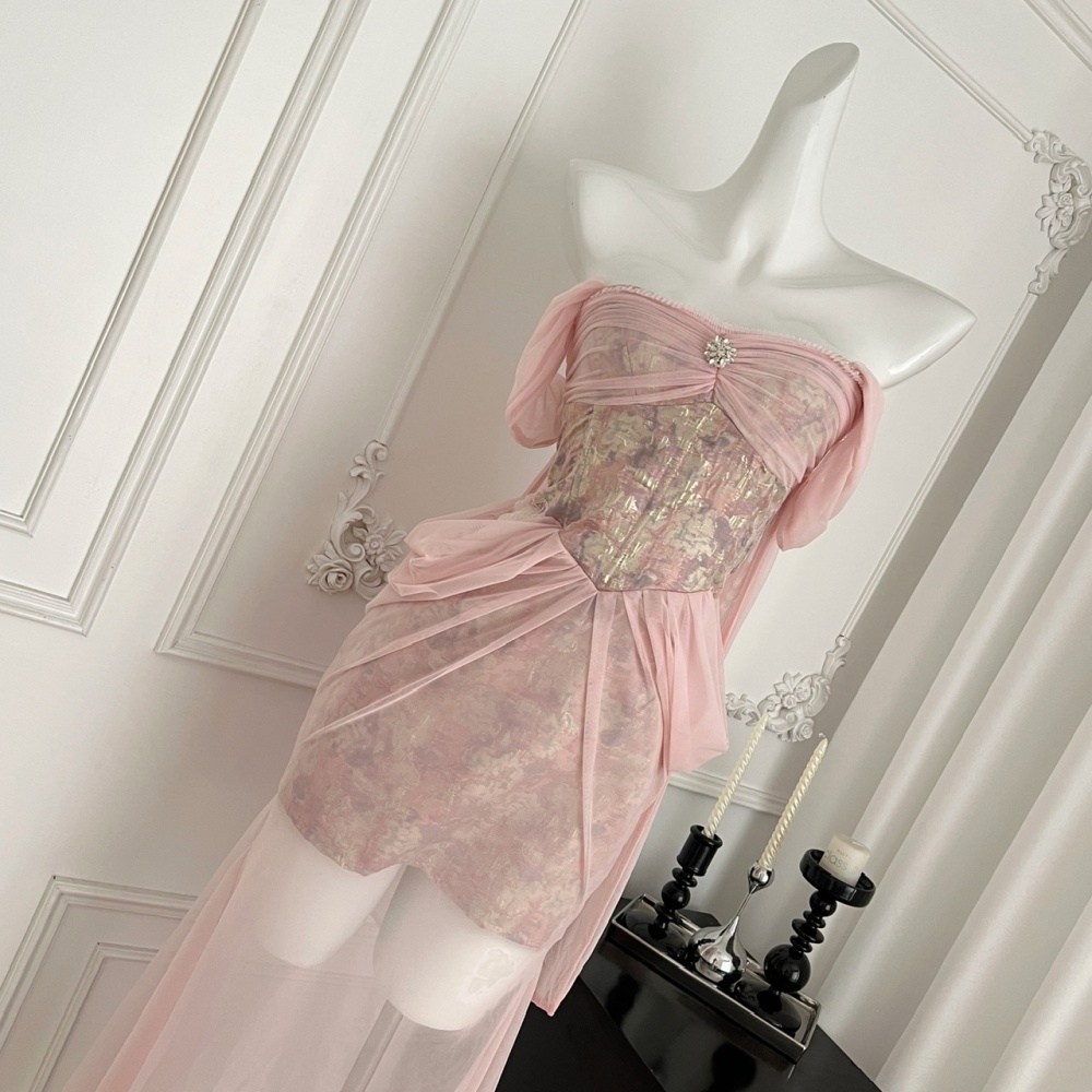 Package hip maiden dress slim long dress