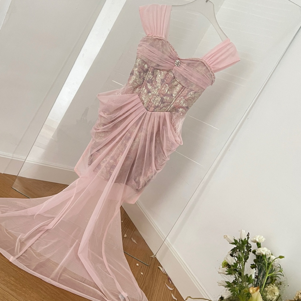 Package hip maiden dress slim long dress